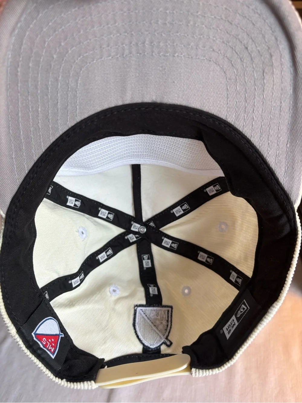 New Era MLS Youth San Diego FC Cream Corduroy Baseball SnapBack Hat Cap